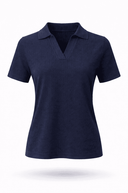 Hovedbilde Amuse Top collar v-neck Hedvig 947NavySS26-2