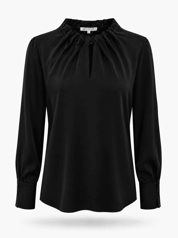 Amuse Silkebluse Ada 198BlackAW26