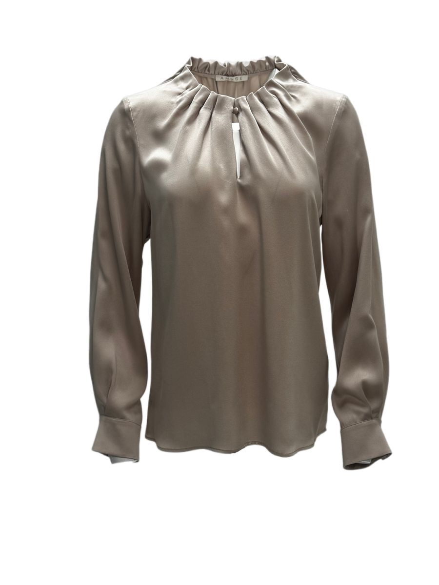 Amuse Silkebluse Ada 904SandPS26
