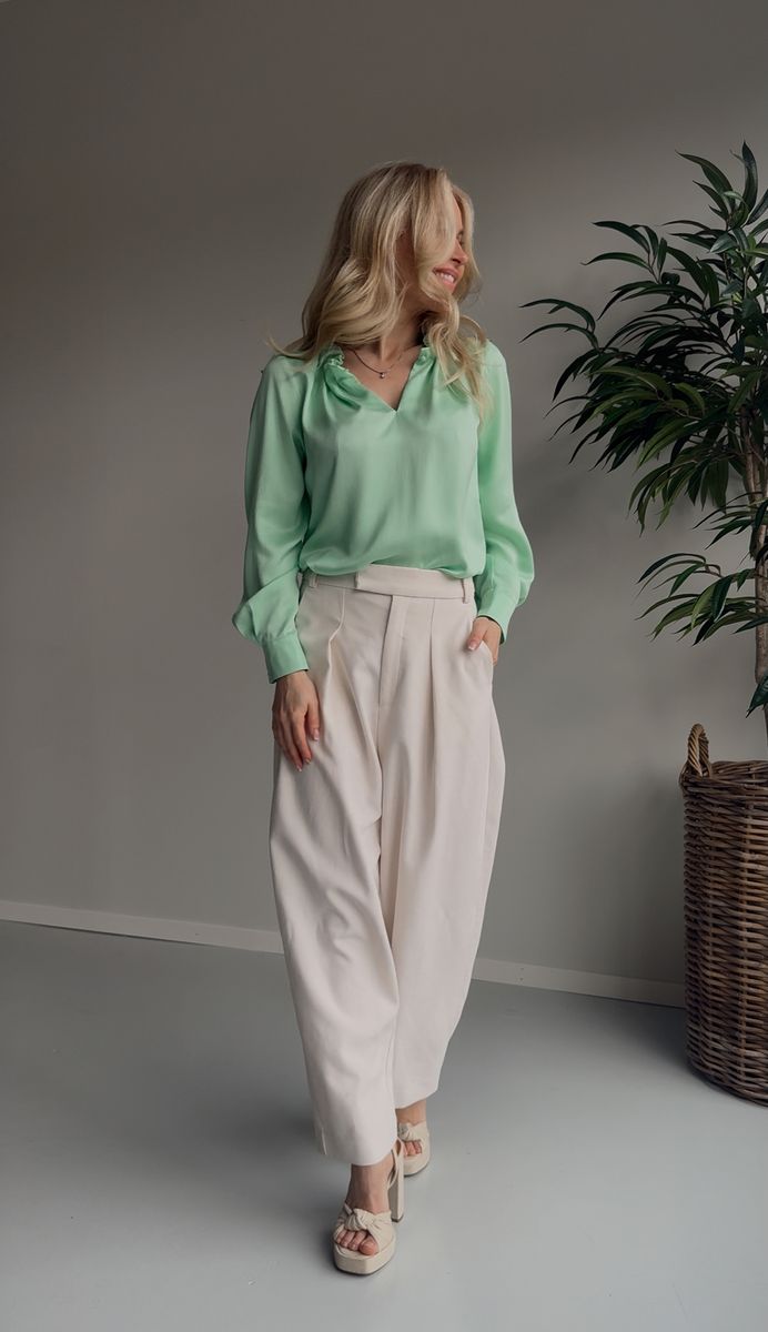 Amuse Silkebluse Ada 935GreenPS26