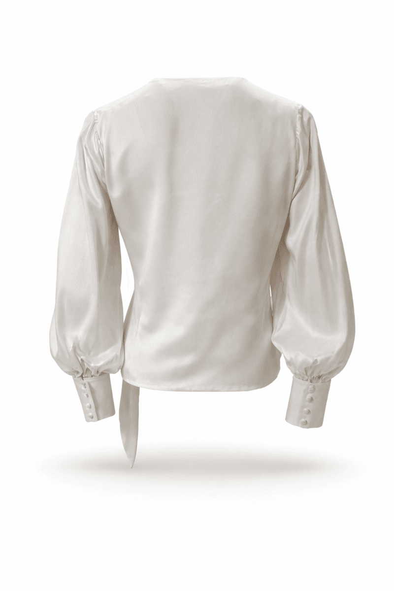 Amuse Silkebluse Anais 103OffwhiteAW26