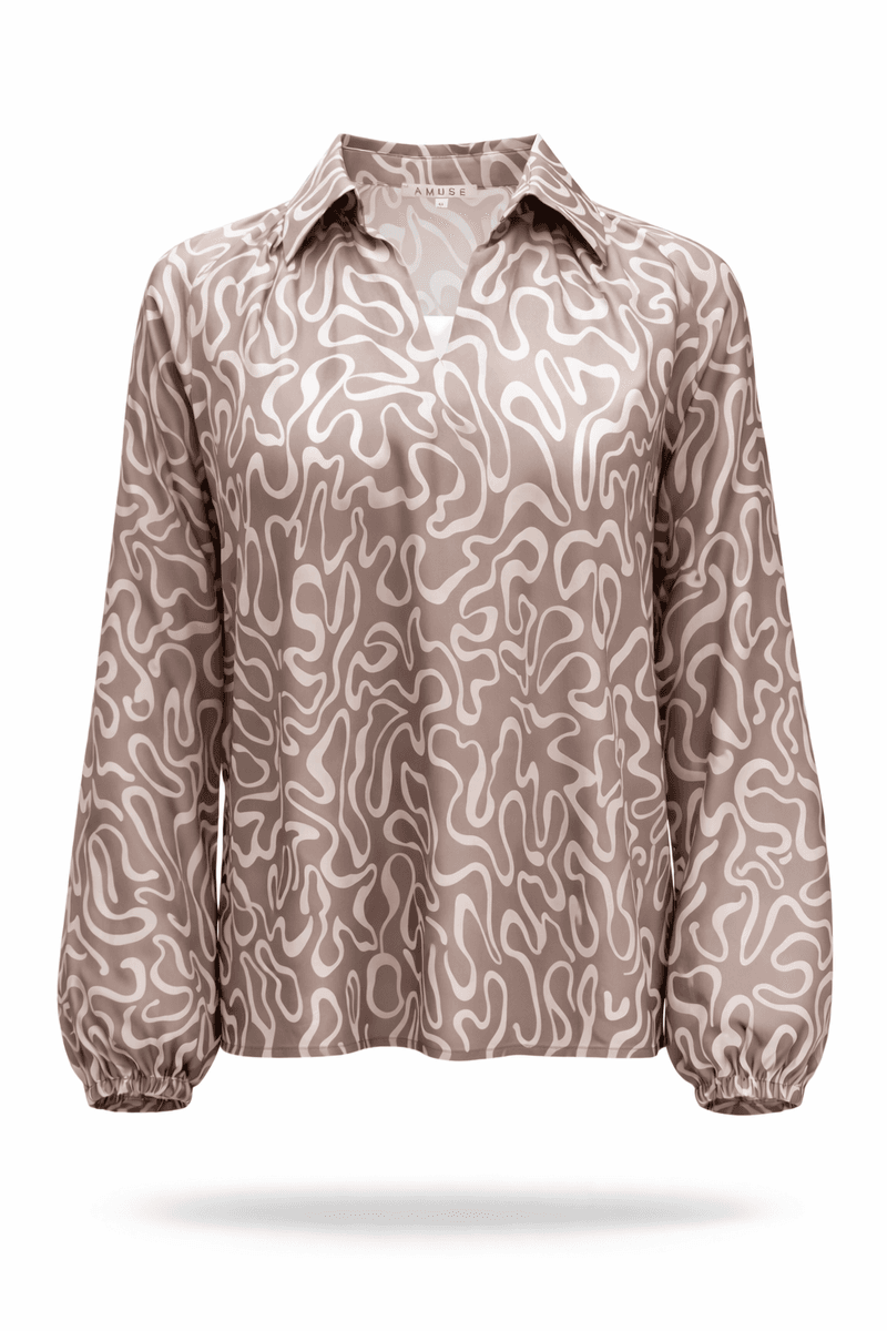 Amuse Bluse Hilde 977CanvasPrintSS26