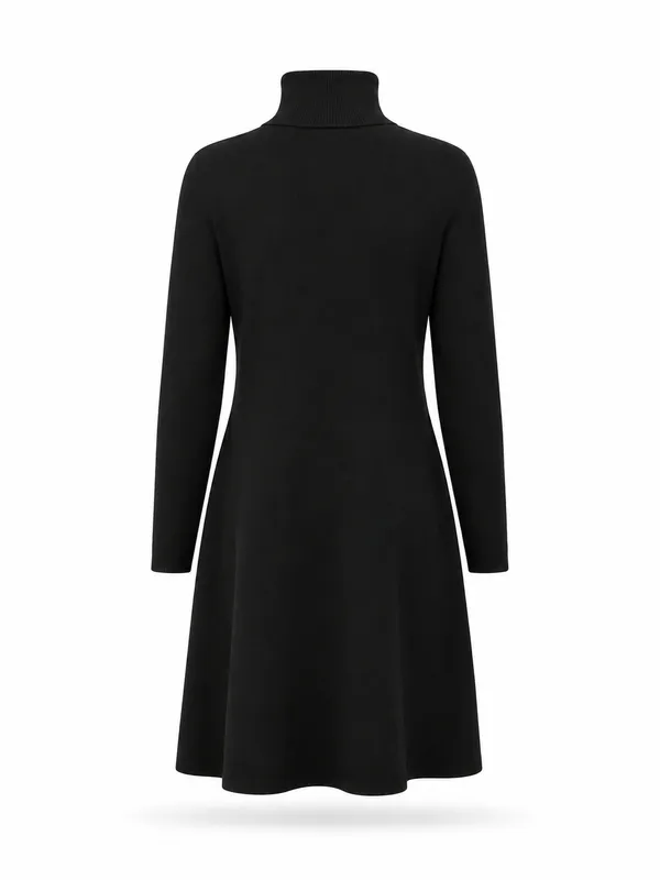 Amuse Knitted Dress Sanne 198BlackAW26