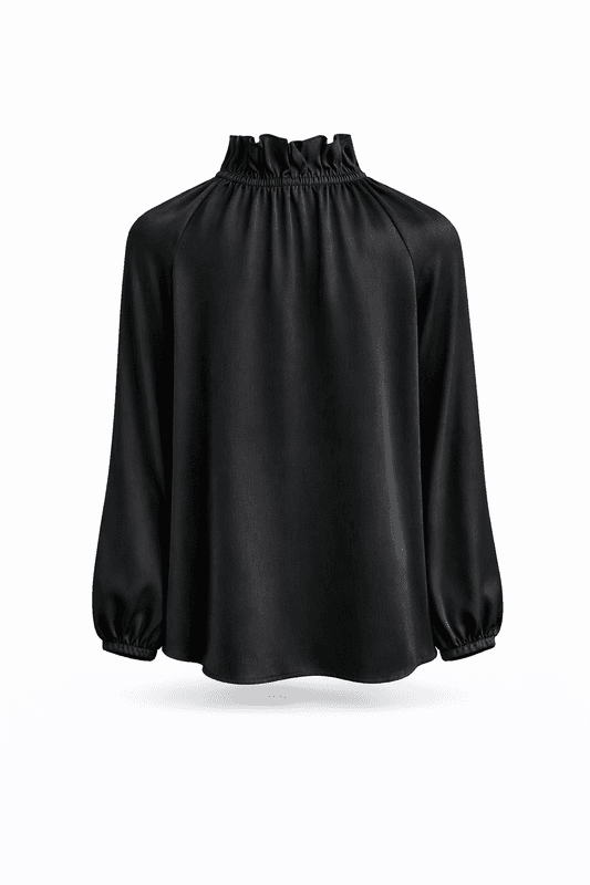 Amuse Silkebluse Berit198BlackAW26