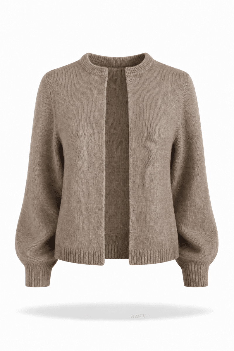 Amuse Cardigan Julie 905NougatPF26
