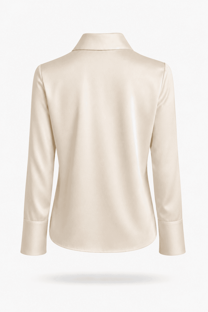 Amuse Silkebluse Lillie 104ChampagneAW26