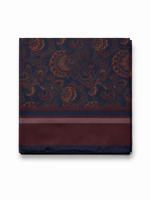 Hovedbilde Amuse Silkeskjerf Eloise 188Paisley/Navy ...