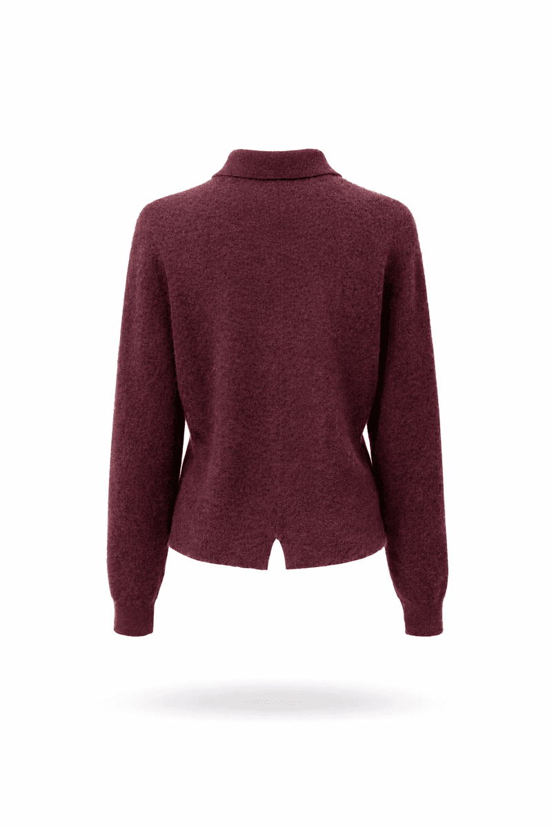Amuse Cardigan Maren 159BurgundyAW26