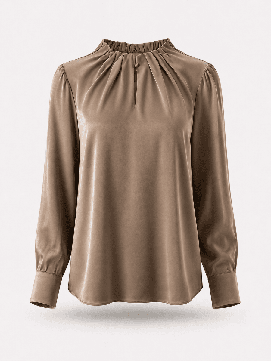 Amuse Silkebluse Ada 105NougatAW26