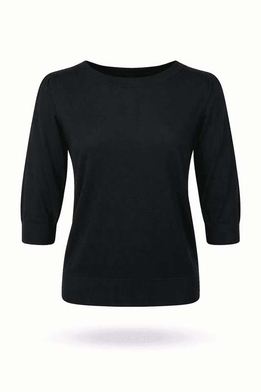 Amuse Evening Sweater 998Black SS26-2