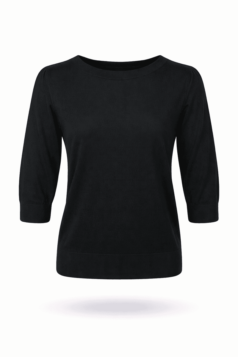 Amuse Evening Sweater 998Black SS26-2