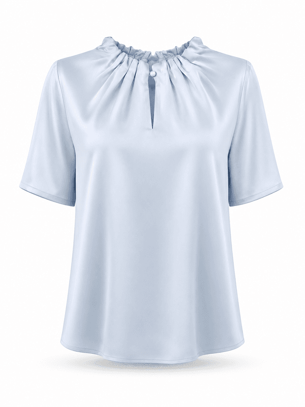 Amuse Silkebluse Linda L.Blue
